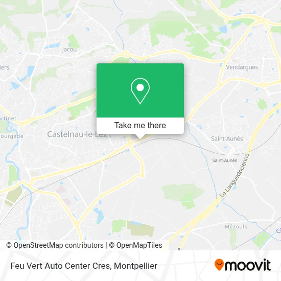 Feu Vert Auto Center Cres map