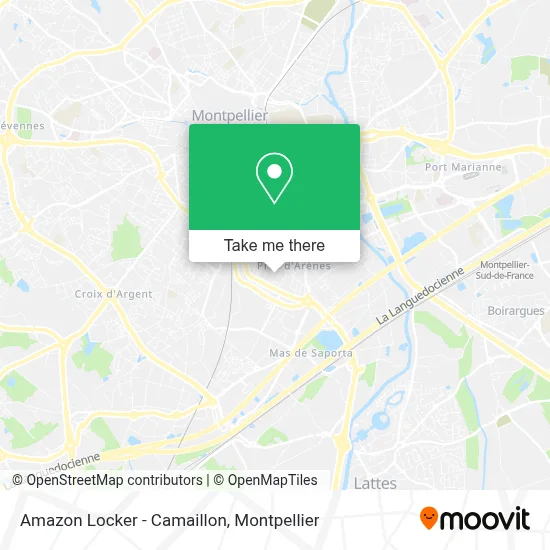 Amazon Locker - Camaillon map