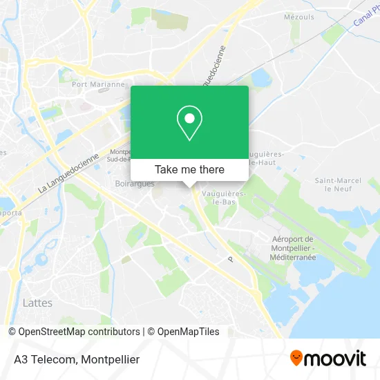 A3 Telecom map