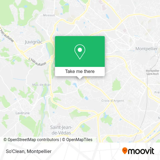 So'Clean map