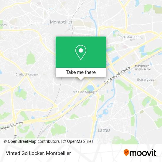 Vinted Go Locker map