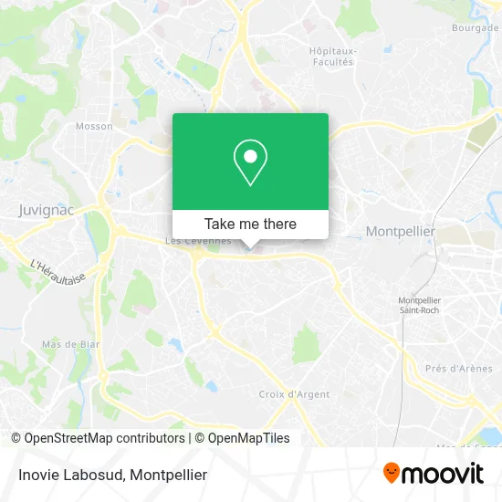 Inovie Labosud map