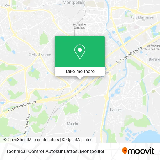 Technical Control Autosur Lattes map