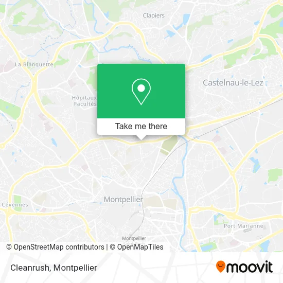 Cleanrush map
