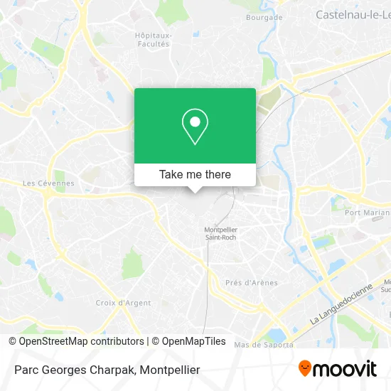 Parc Georges Charpak map