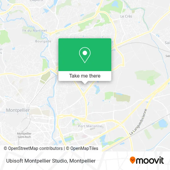 Ubisoft Montpellier Studio map