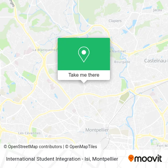International Student Integration - Isi map