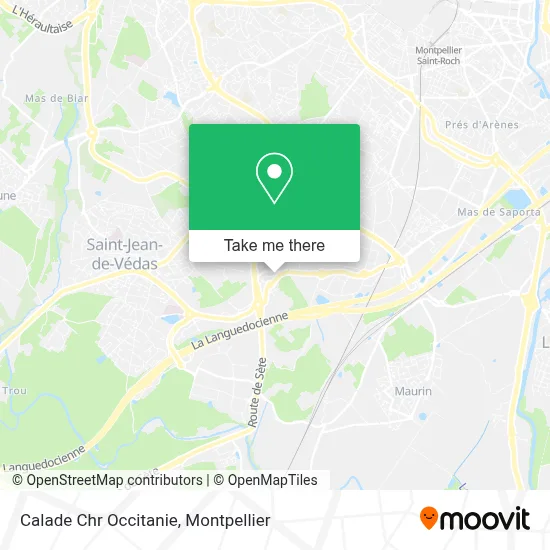Calade Chr Occitanie map
