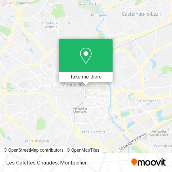 Les Galettes Chaudes map