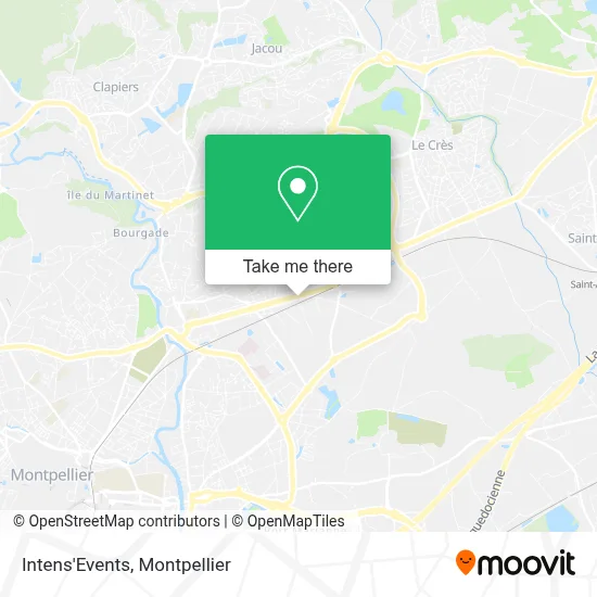 Intens'Events map