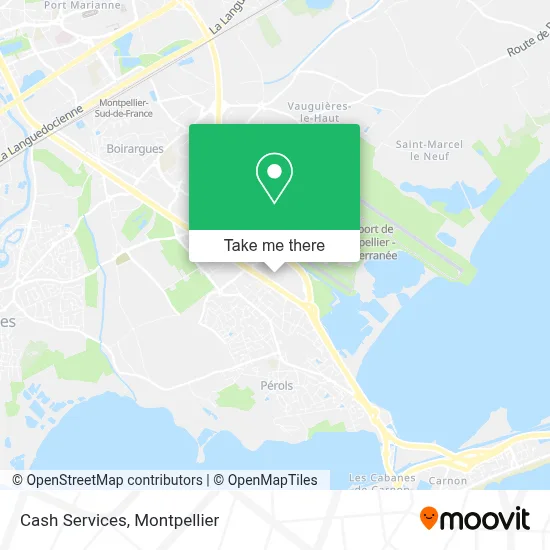 Cash Services map