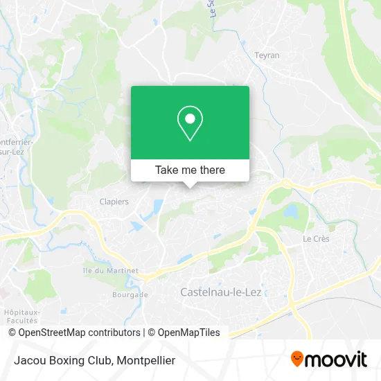 Jacou Boxing Club map