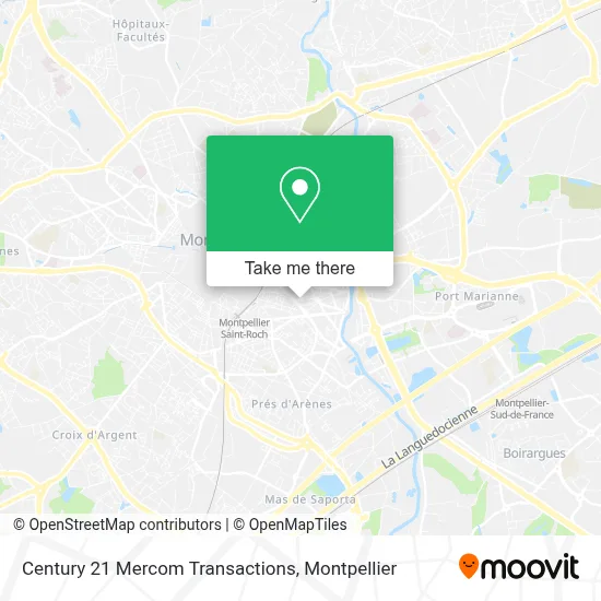 Century 21 Mercom Transactions map