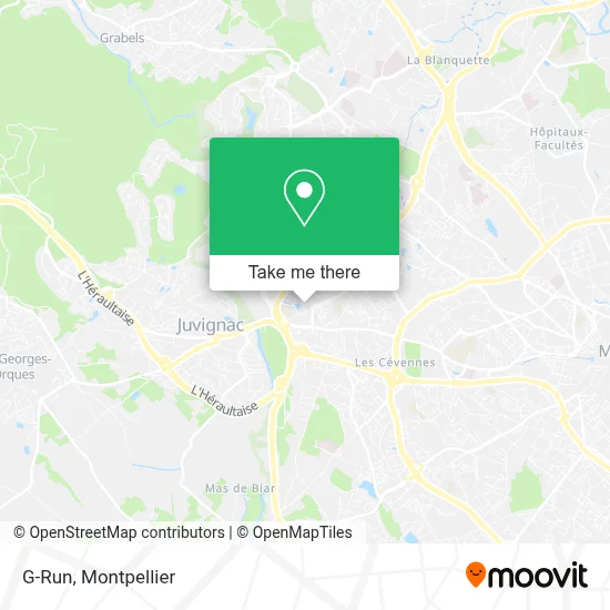 G-Run map