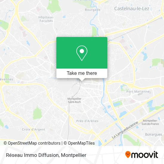 Réseau Immo Diffusion map
