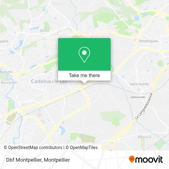 Dbf Montpellier map