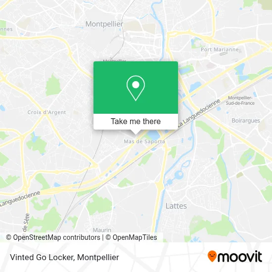 Vinted Go Locker map