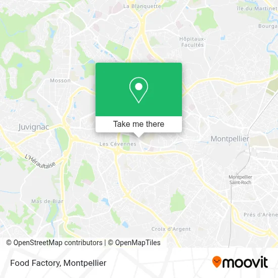 Food Factory map
