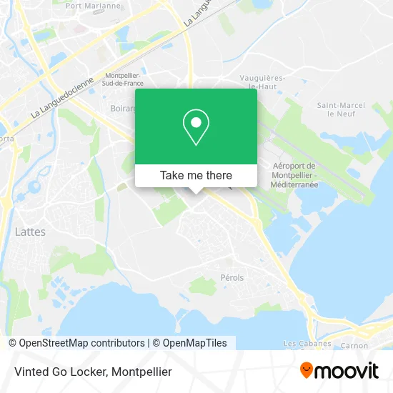 Vinted Go Locker map