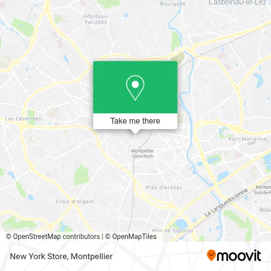 New York Store map