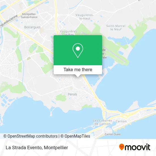 La Strada Evento map