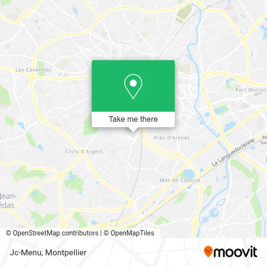 Jc-Menu map
