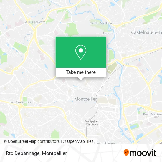 Rtc Depannage map