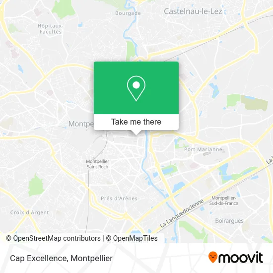 Cap Excellence map