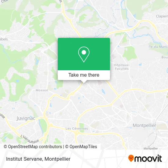 Institut Servane map