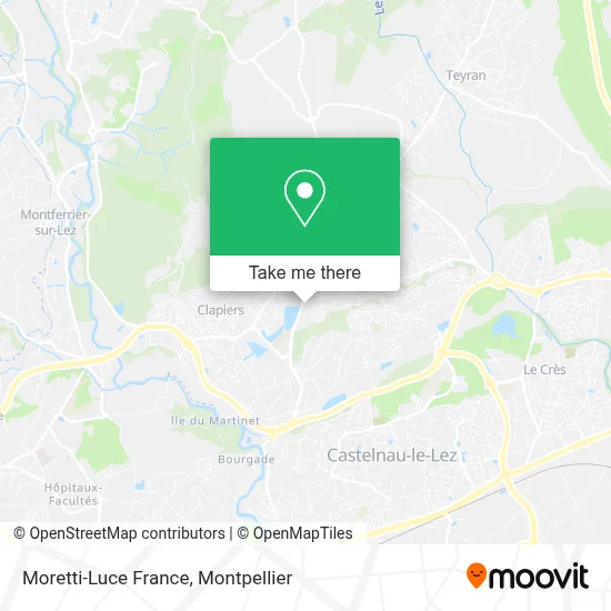 Moretti-Luce France map