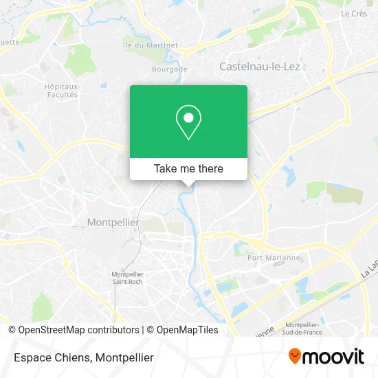 Espace Chiens map