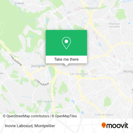 Inovie Labosud map