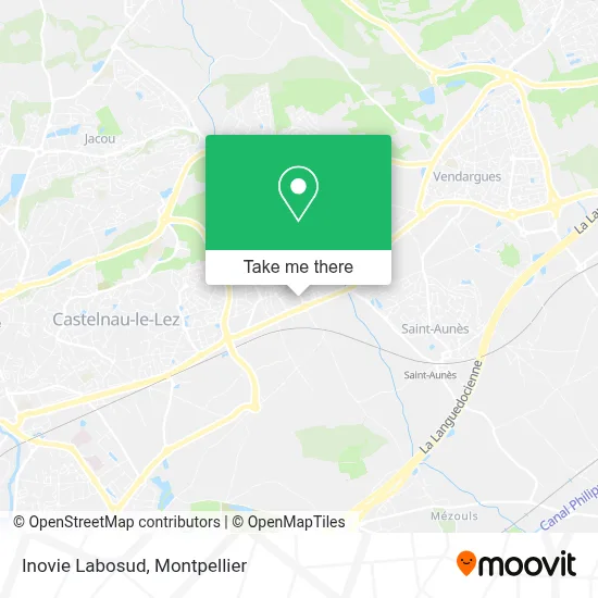 Inovie Labosud map