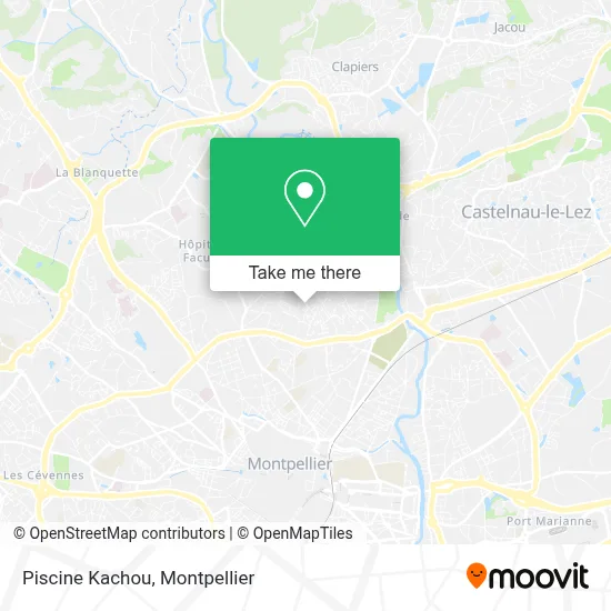 Piscine Kachou map