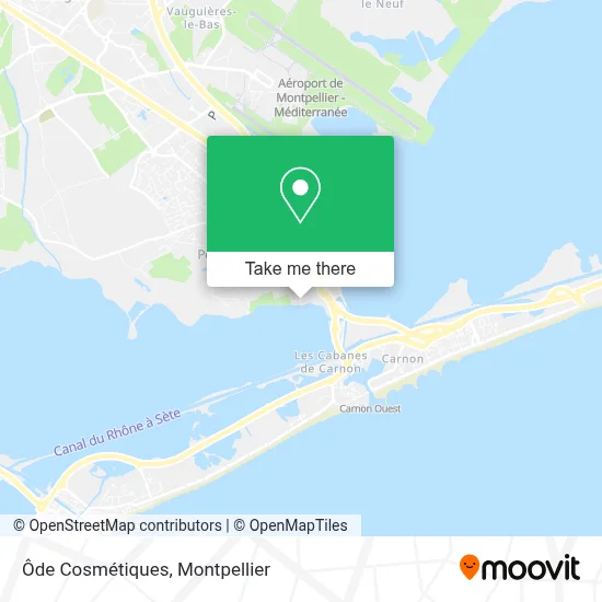 Ôde Cosmétiques map