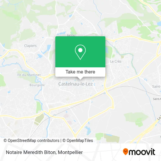 Notaire Meredith Biton map