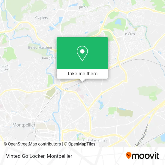 Vinted Go Locker map