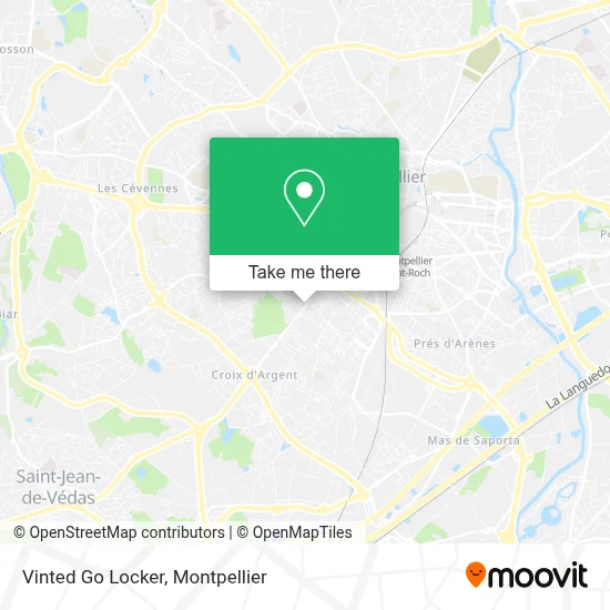 Vinted Go Locker map