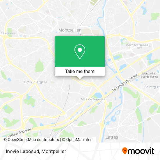 Inovie Labosud map