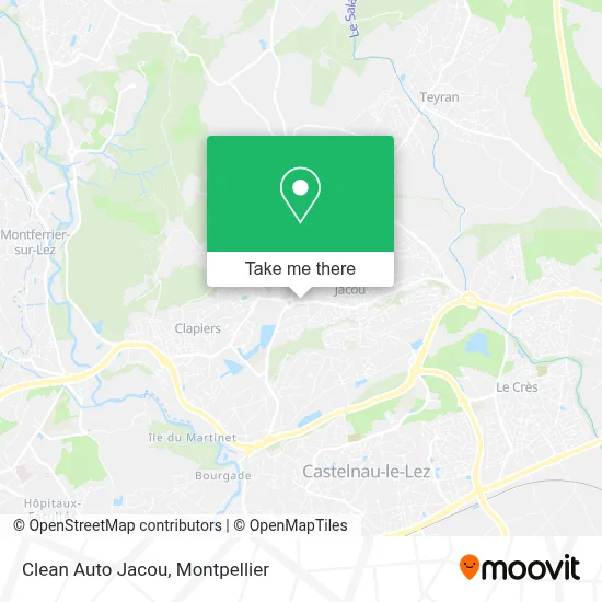 Clean Auto Jacou map