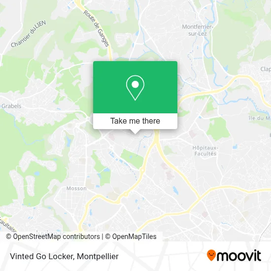 Vinted Go Locker map