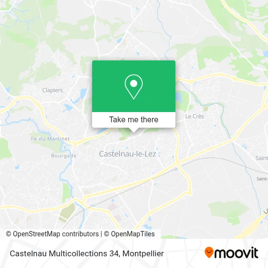 Castelnau Multicollections 34 map