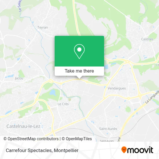 Carrefour Spectacles map