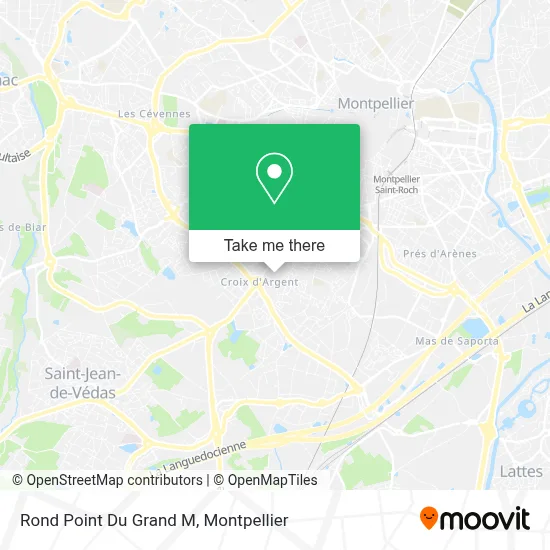 Rond Point Du Grand M map
