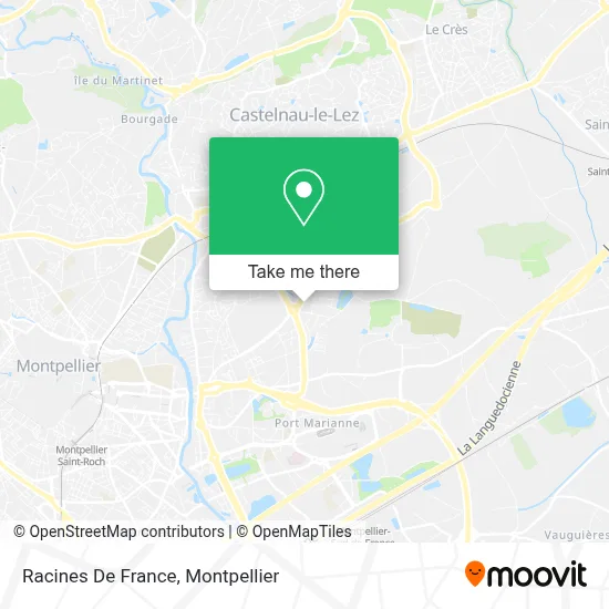 Racines De France map