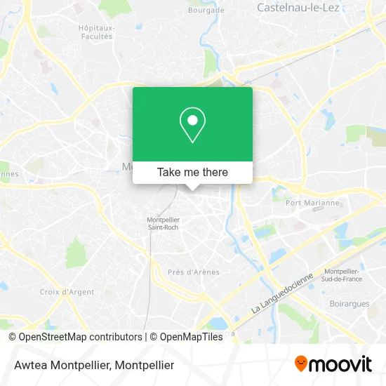 Awtea Montpellier map