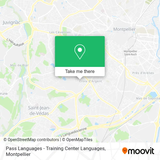 Pass Languages - Training Center Languages map