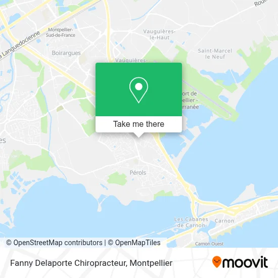 Fanny Delaporte Chiropracteur map