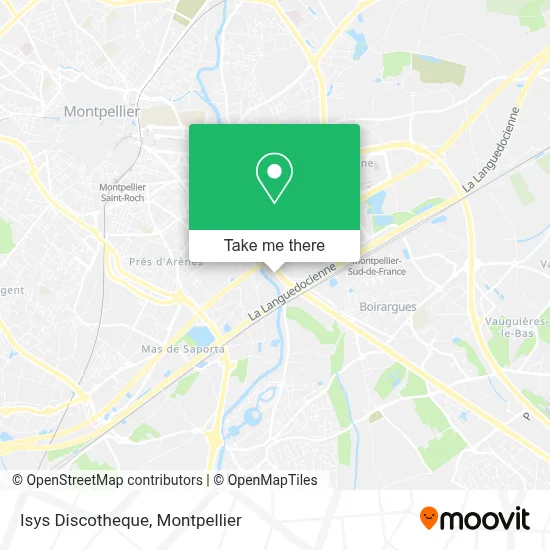 Isys Discotheque map