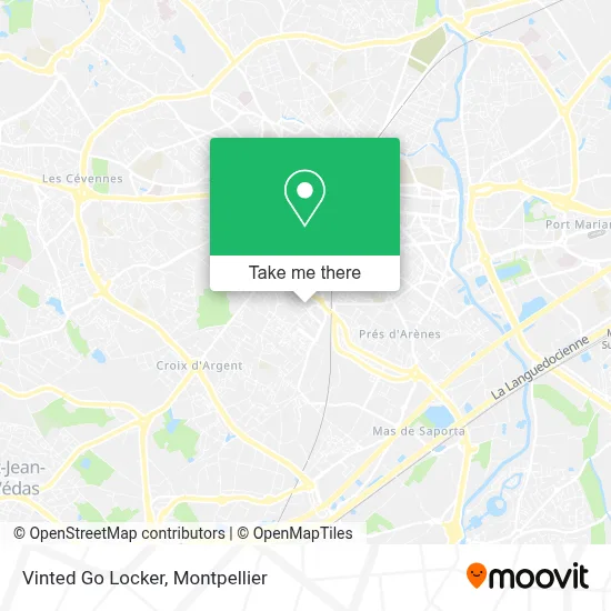 Vinted Go Locker map